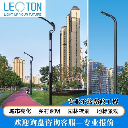 戶外道路燈6-10米新款防水市政工程高桿燈小區(qū)園區(qū)景觀燈單臂路燈