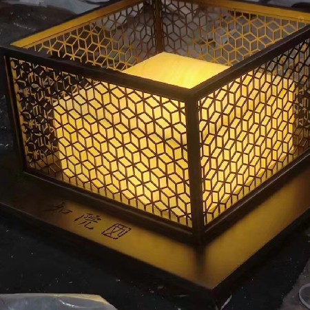 Leoton Chinese style lawn lamp, outdoor waterproof homestay, ancient city atmosphere lamp, artistic and simple square courtyard lawn lamp